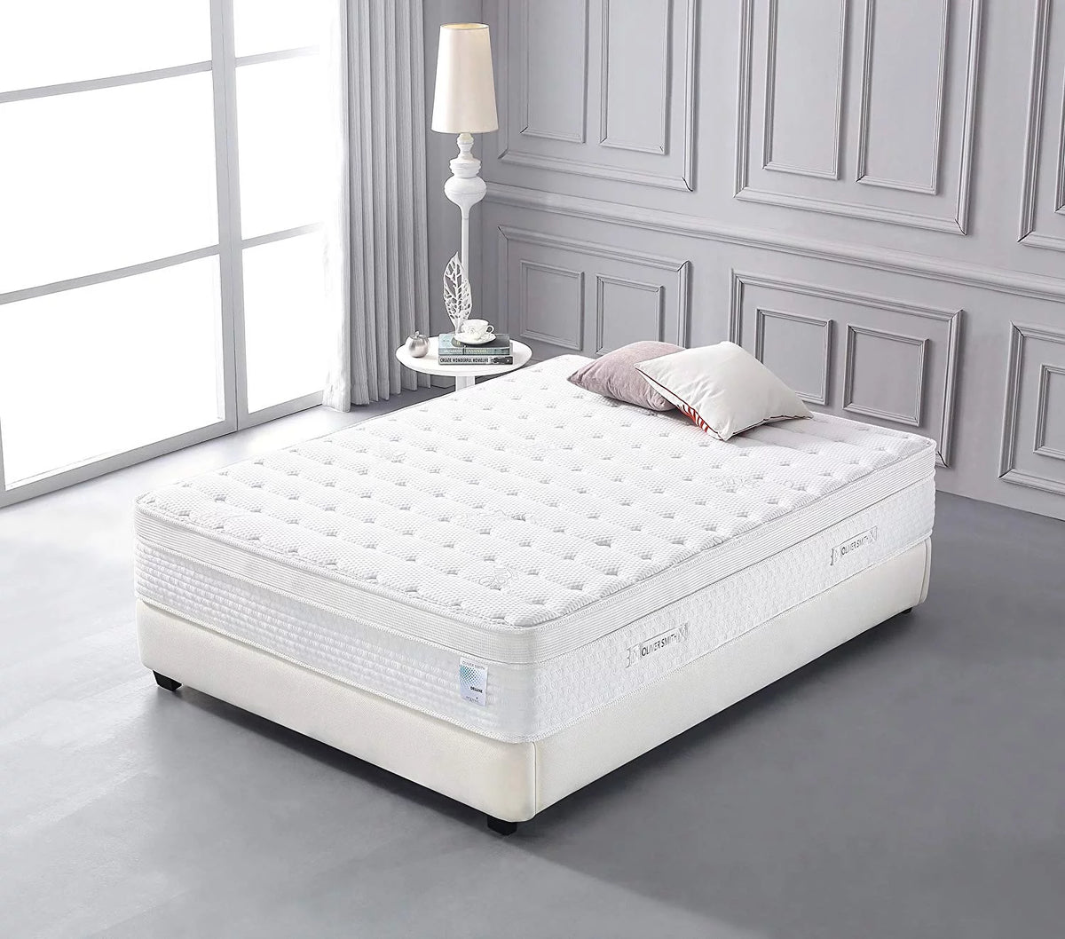 10 inch Memory Foam Spring Hybrid Queen Size Mattress U1804