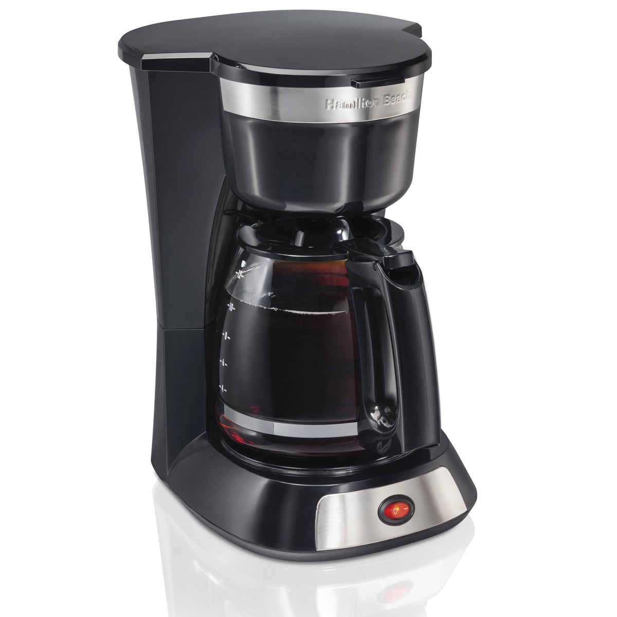 12 Cup Coffee Maker, 96 fl oz, Stainless Steel V211019