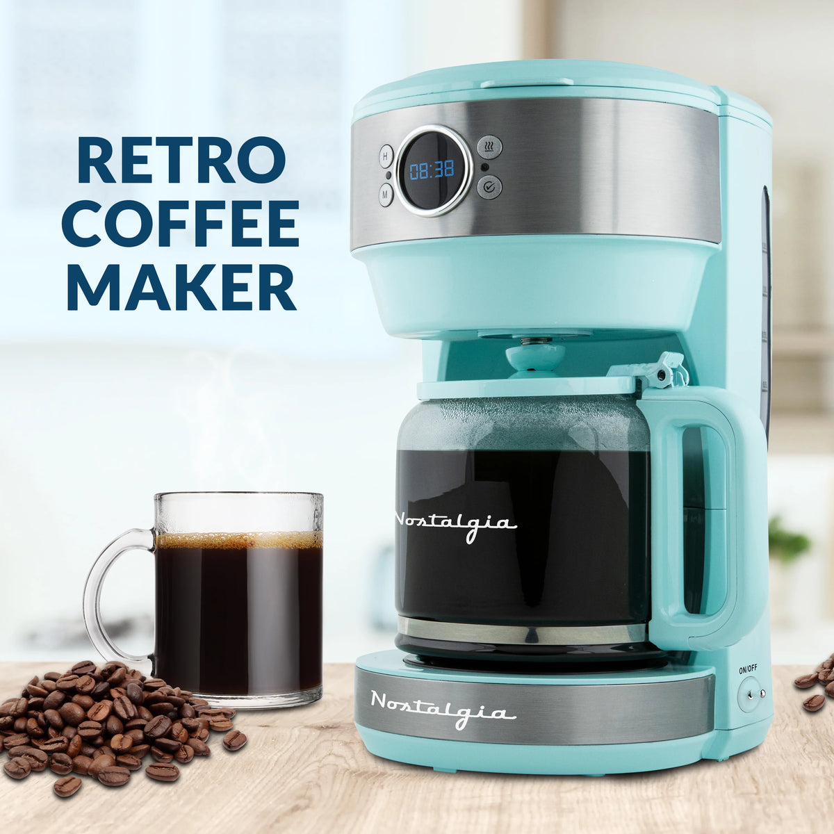 12 Cup Retro Coffee Maker M832532