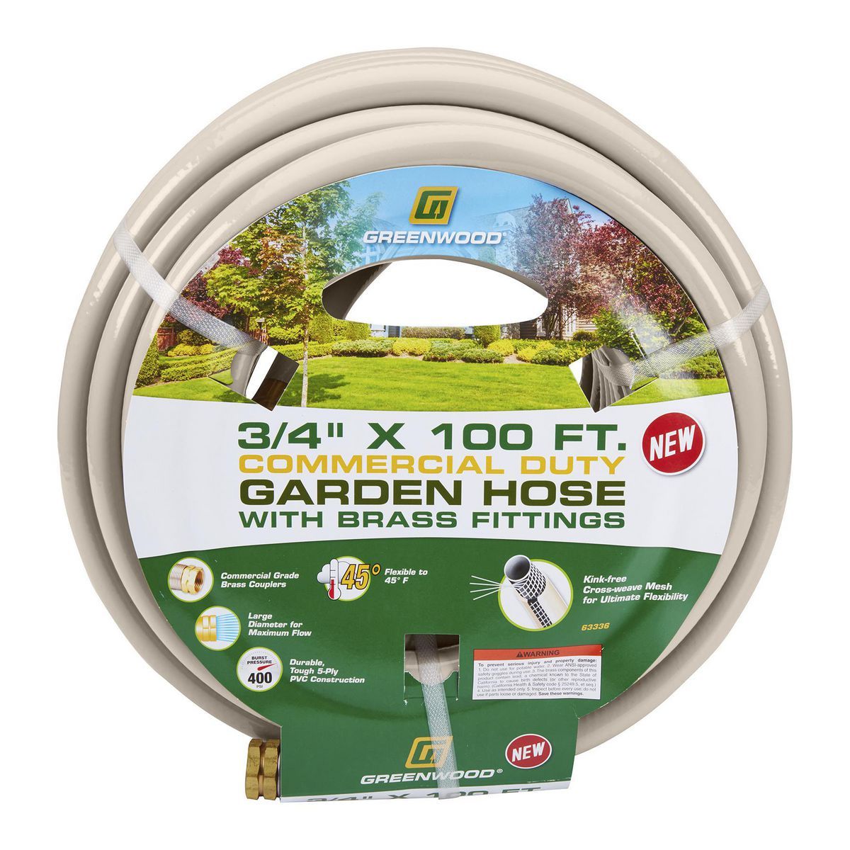 100 ft. x 3/4 in. Garden Hose D62969