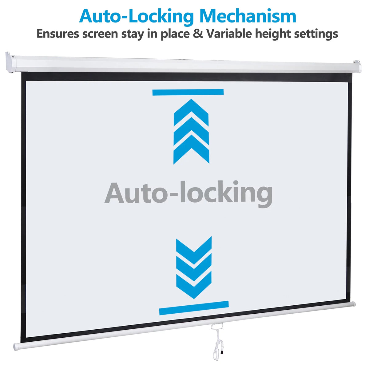 100 Diagonal 16:9 Projector Screen J856436