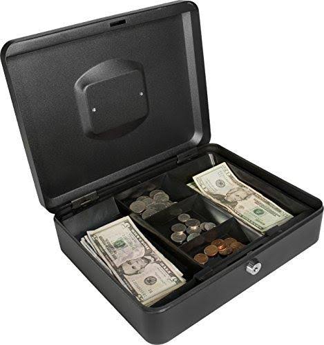 12-Inch Cash Box with Key Lock K370472
