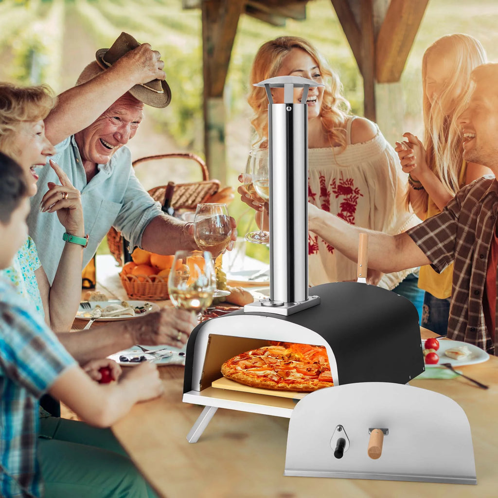 12 Multi-Fuel Propane & Wood Fired Pizza Oven A582156