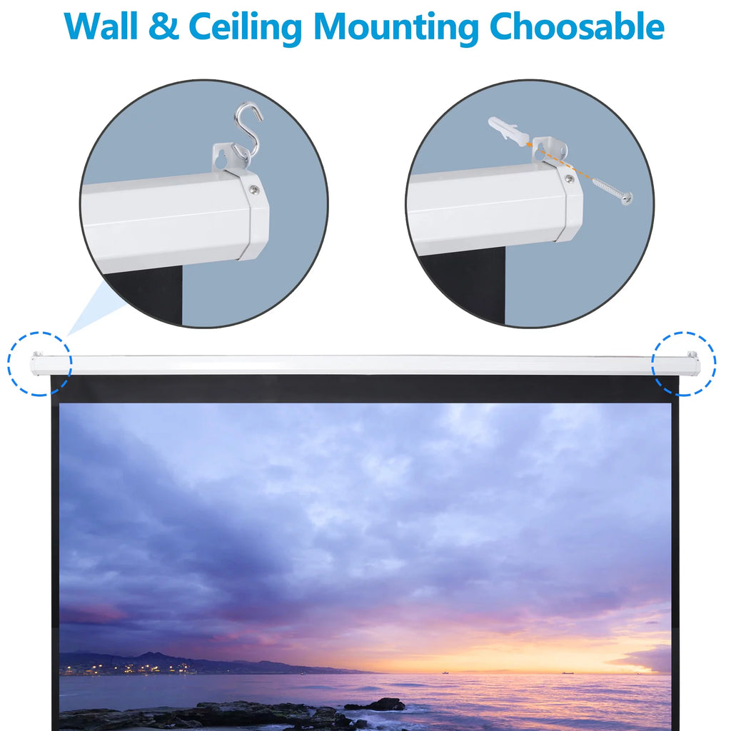 100 Diagonal 16:9 Projector Screen J856436