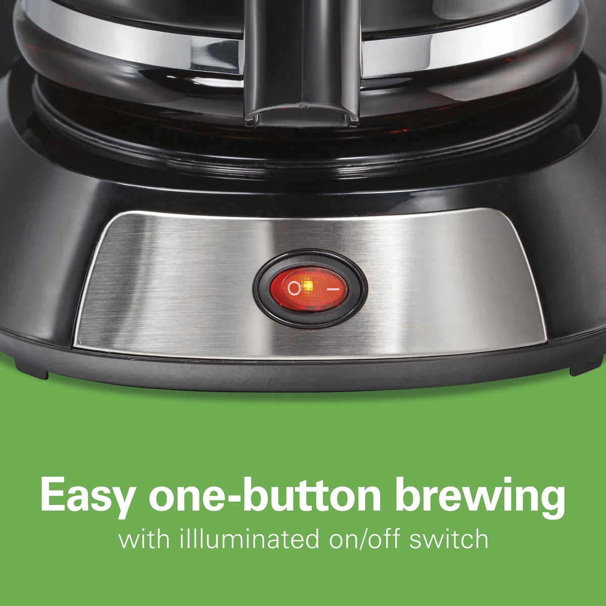 12 Cup Coffee Maker, 96 fl oz, Stainless Steel V211019