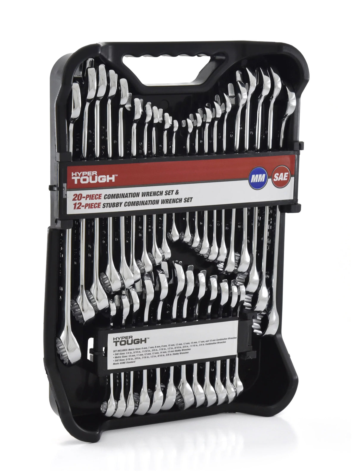 32-Piece Combination Wrench Set, Metric & SAE I7883