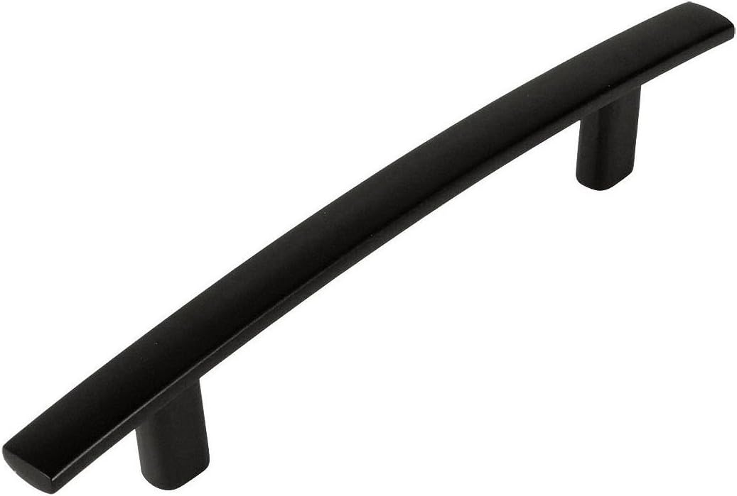 10 Pack Flat Black Cabinet Hardware Handle Pull 3-3/4 Inch F114