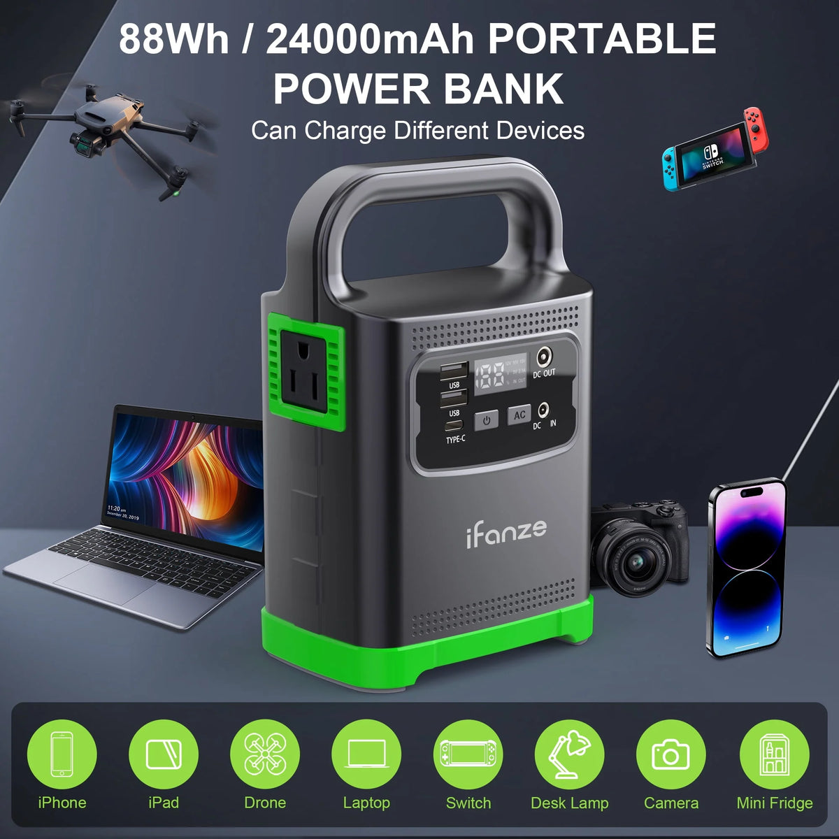 100W Portable Power Station K677