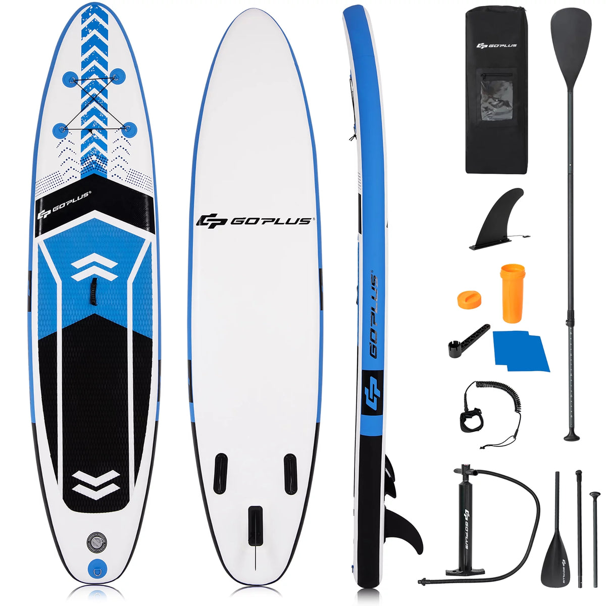10'5'' Inflatable Stand Up Paddle Board with Carrying Bag S6716