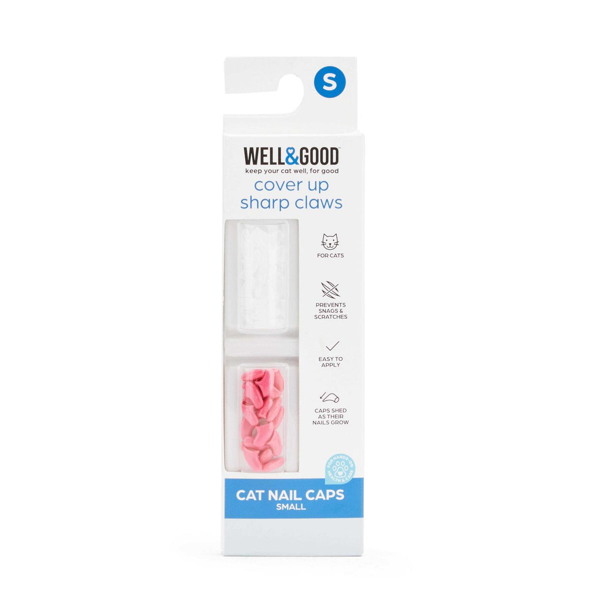 Clear Pink Cat Nail Caps J67451