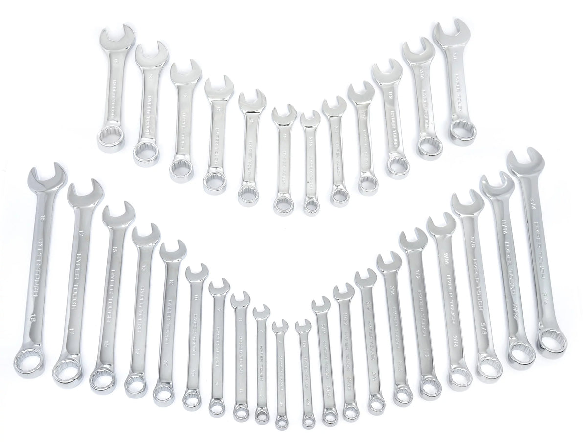 32-Piece Combination Wrench Set, Metric & SAE I7883