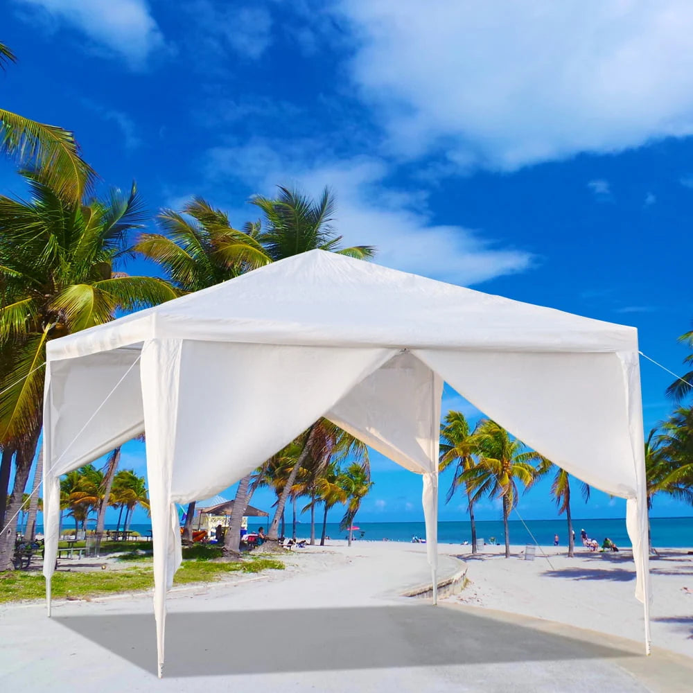 10' x 10' White 4 Sides Waterproof Tent R3123